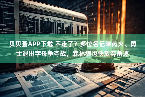 贝贝查APP下载 不走了？多位名记曝热火、勇士退出字母争夺战，森林狼也快放弃角逐